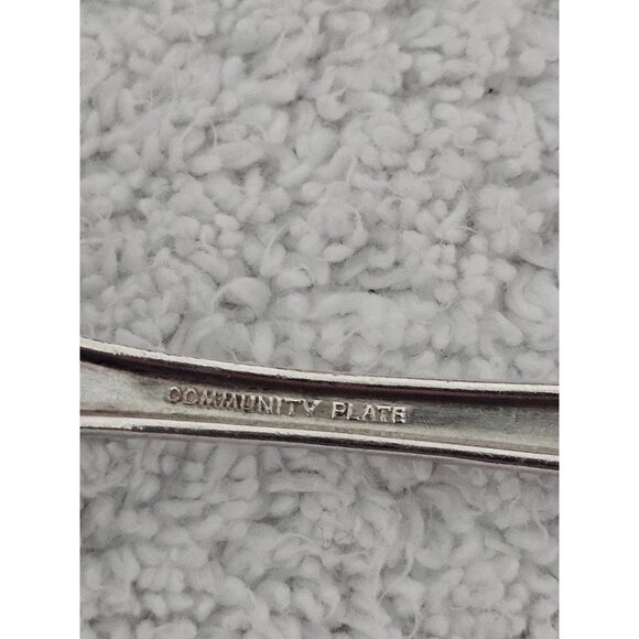 Vintage Community Plate Silver Fork Set of 3 Intricate READ - Picture 3 of 10